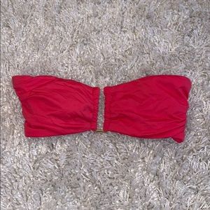 Strapless bikini top